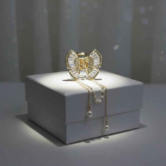 Korean Style Butterfly Metal Hair Claw Clip for Women & Girls -1 pc