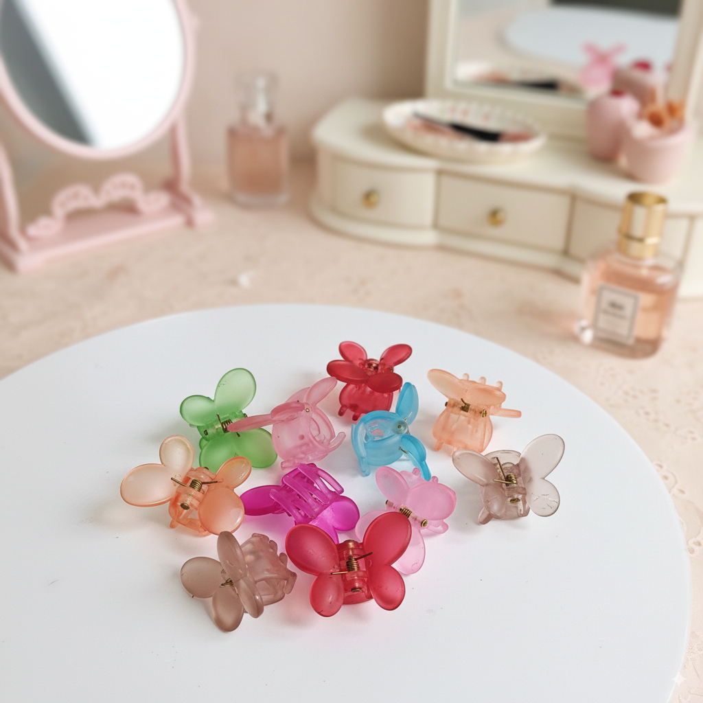 Butterfly Hair Clips – Cute & Stylish Hair Accessories- Set of 4