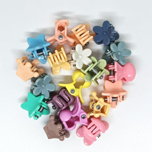 Baby Hair Claw Clips | Safe & Cute Hair Clips for Kids- 10pc