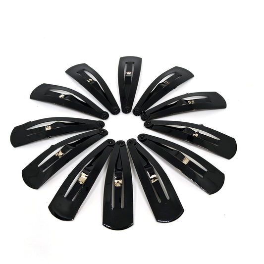 Tic Tac Hair Clip Black Glossy Buy Online