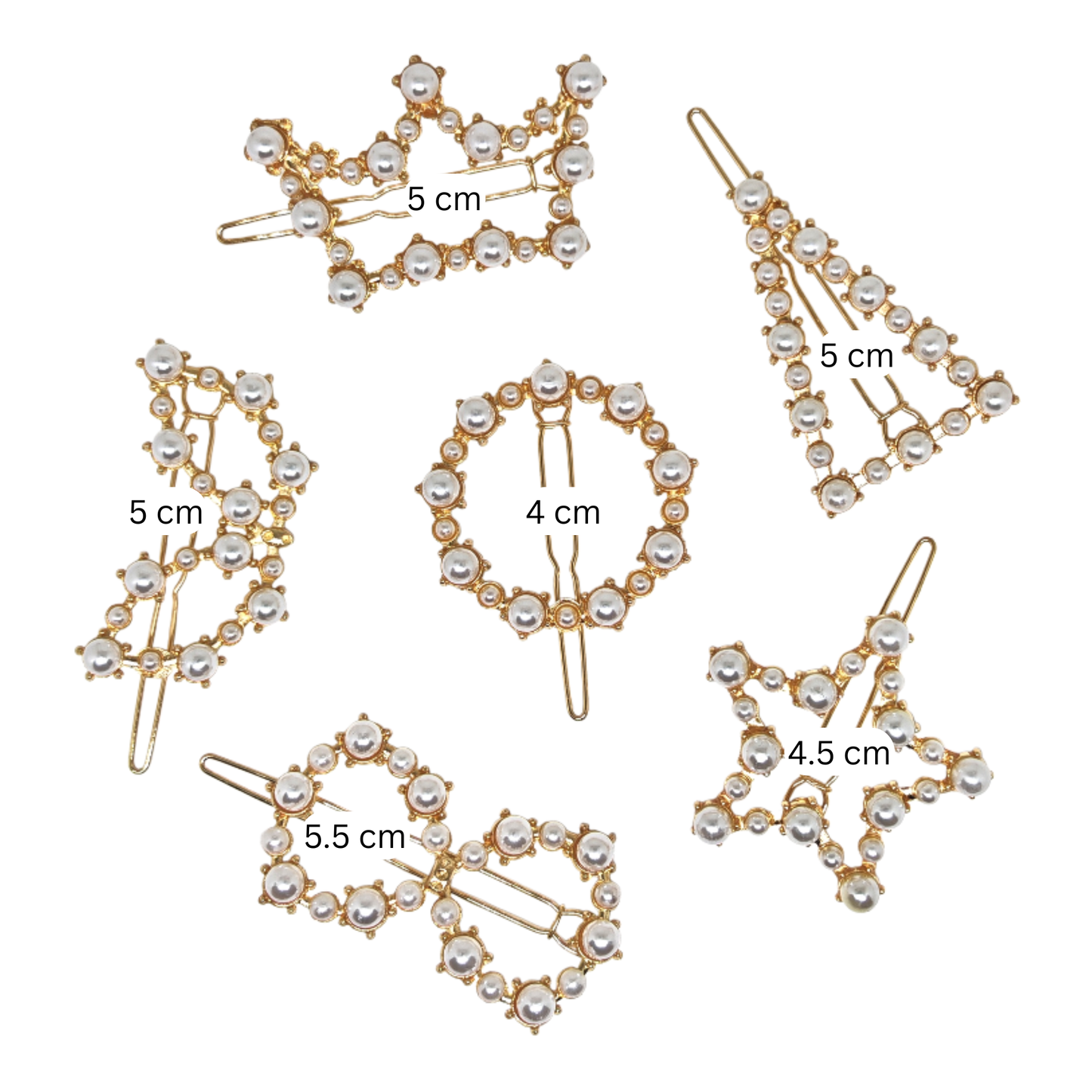 Premium Fancy Hair Pins for Women | Stylish Party Wear & Bridal Hair Accessories | Decorative Clips Set of 6