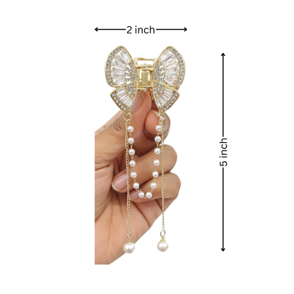 Korean Style Butterfly Metal Hair Claw Clip for Women & Girls -1 pc