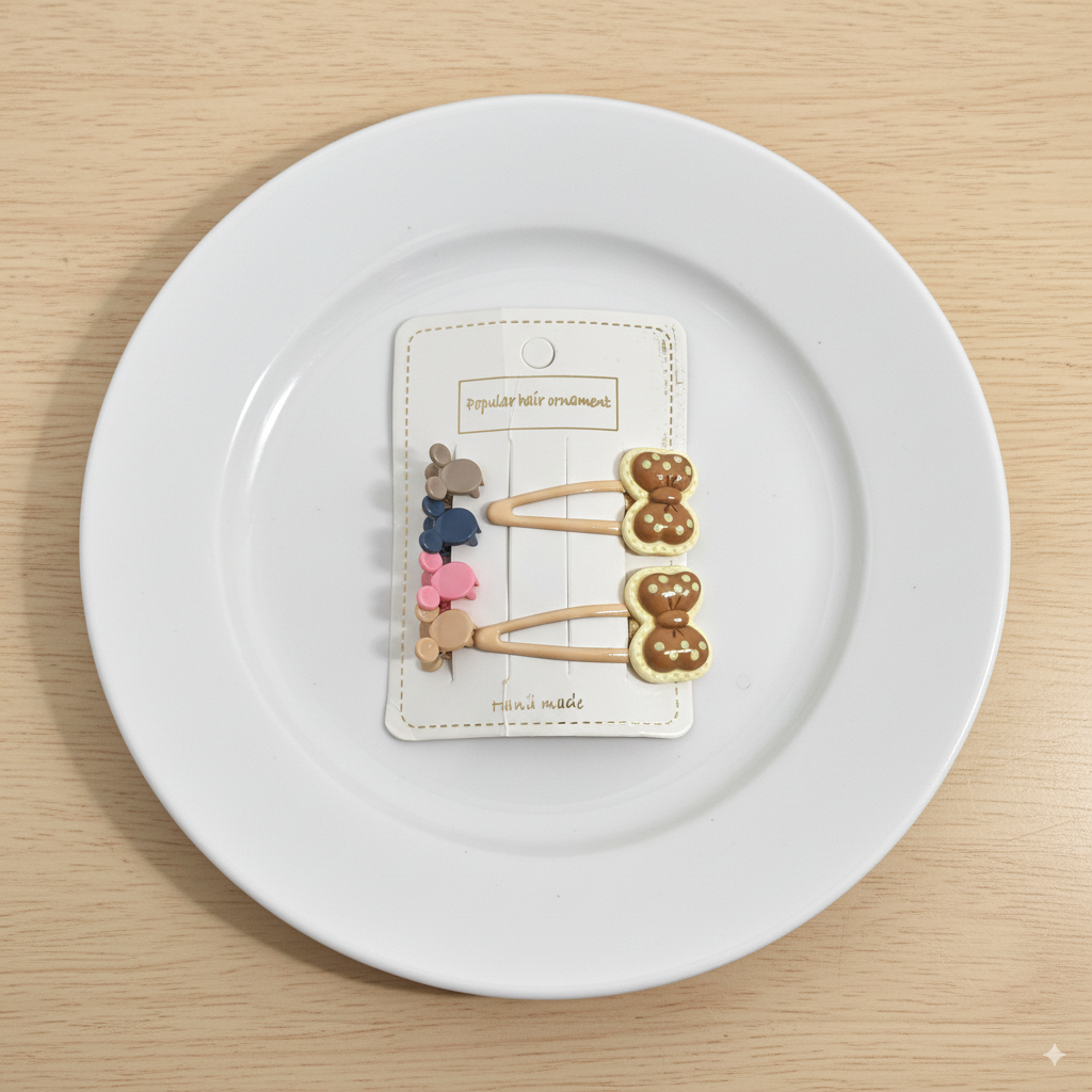 Bow design hair clip