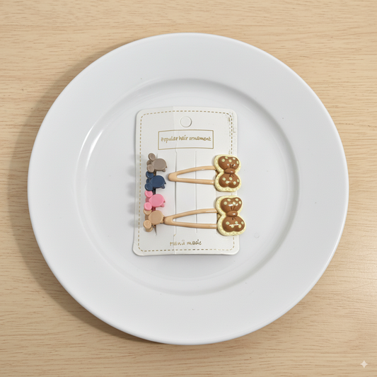 Bow design hair clip