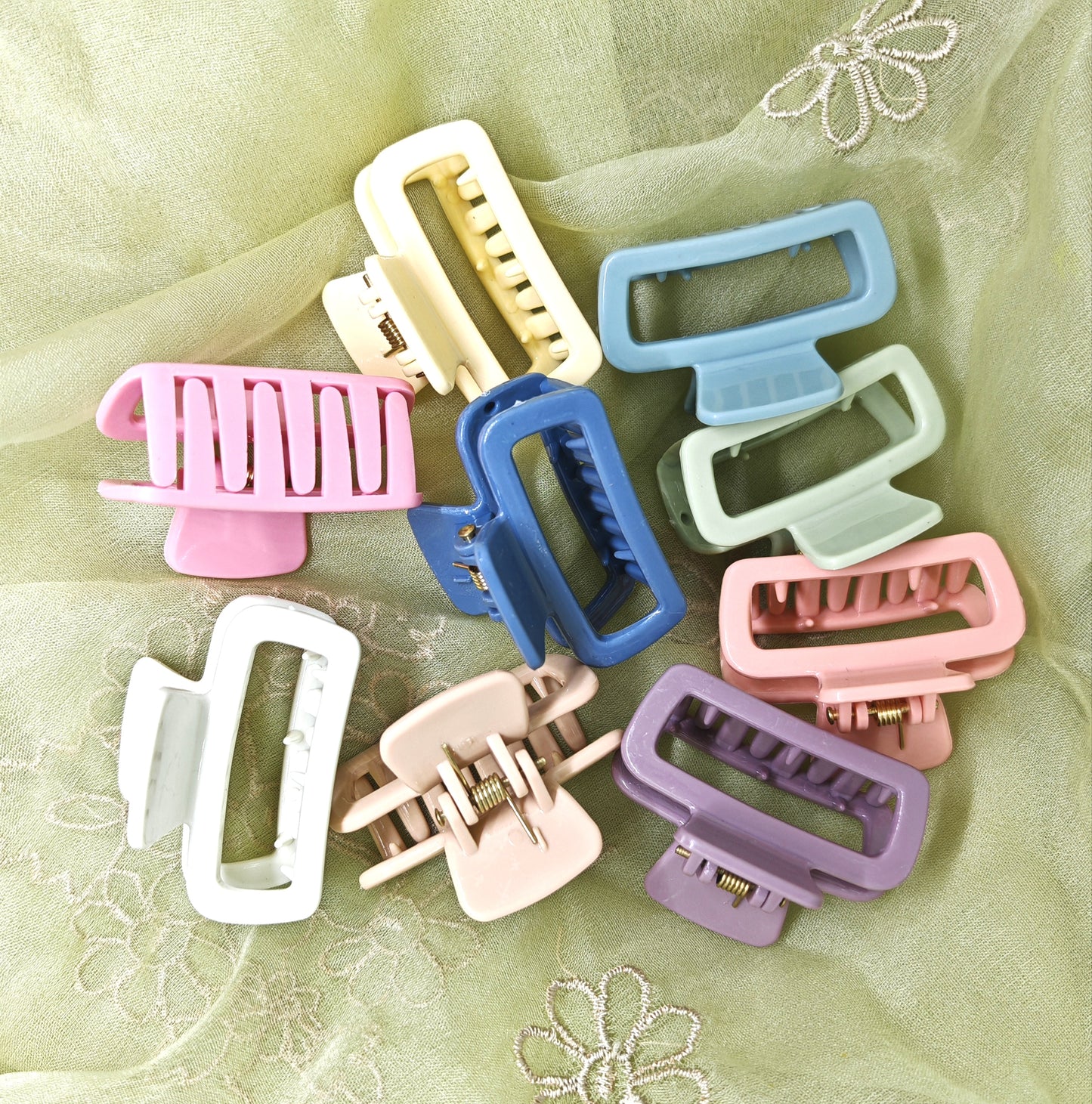 Colorful hair clips