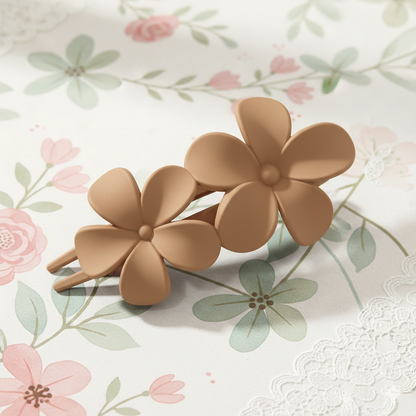 Buy 2 Flower Big Hair Clip | Alligator Type Matt