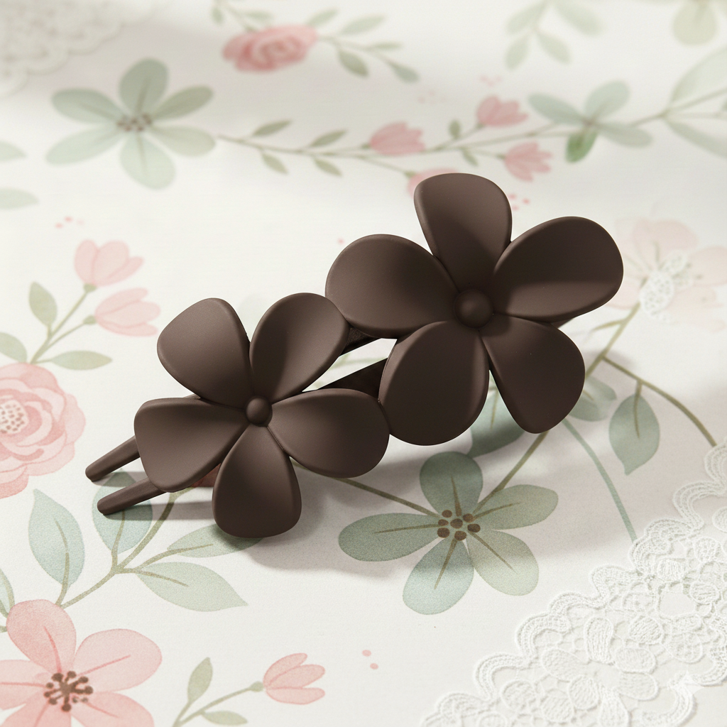 Buy 2 Flower Big Hair Clip | Alligator Type Matt