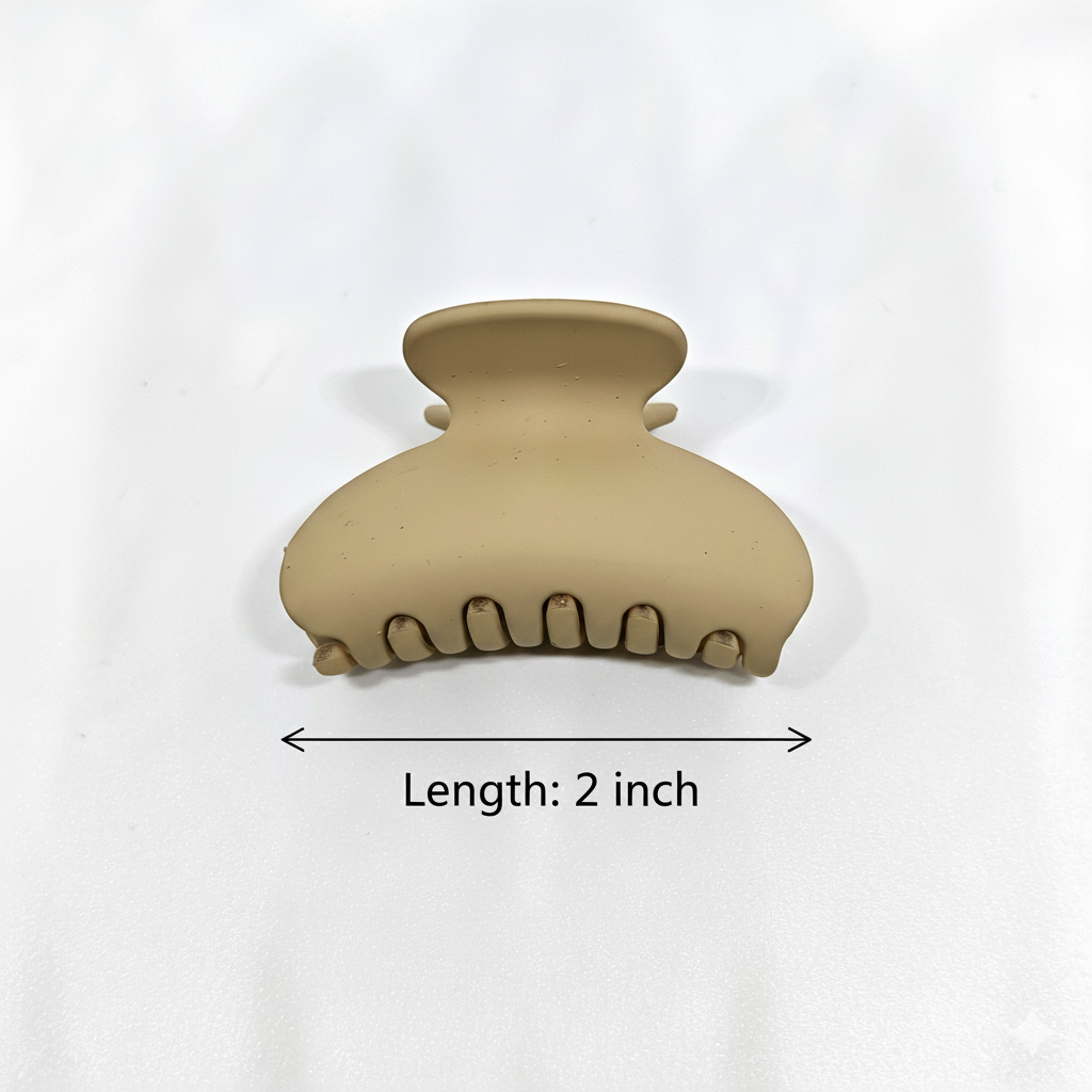 Buy Matt Hair Claw Small | Matte Finish Hair Clip for Daily Use