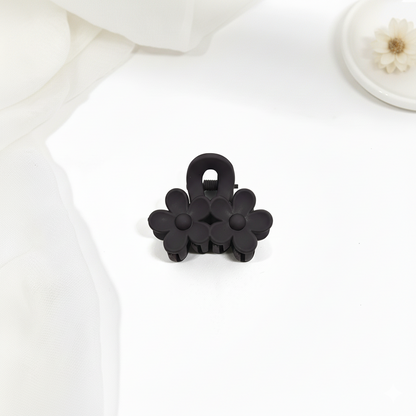 Buy Double Flower Korean Claw Small Matt | Stylish Hair Clutcher