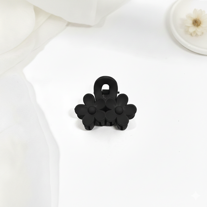 Buy Double Flower Korean Claw Small Matt | Stylish Hair Clutcher