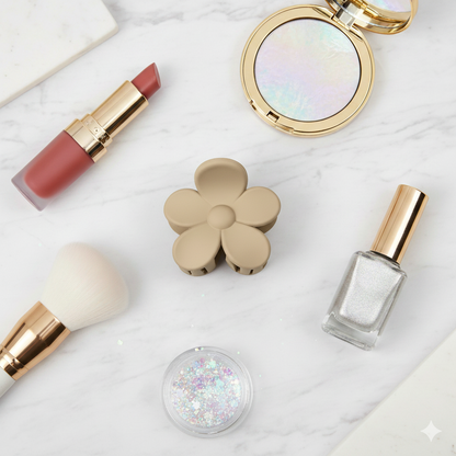 Buy Korean Flower Claw Matt Small | Stylish Hair Clutcher for Women