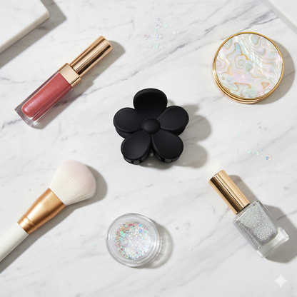 Buy Korean Flower Claw Matt Small | Stylish Hair Clutcher for Women