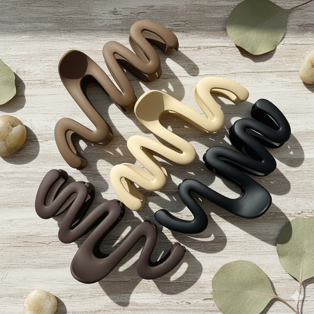 Buy Wave Hair Claw Matt Big Size | Stylish Hair Clutcher