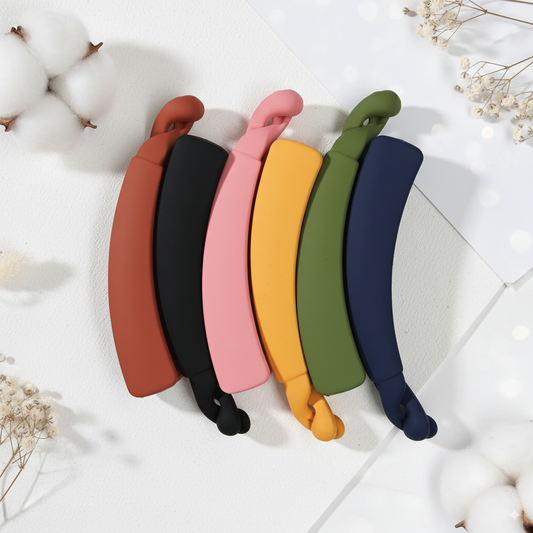 Buy Matte Banana Clip – Stylish Hair Accessory