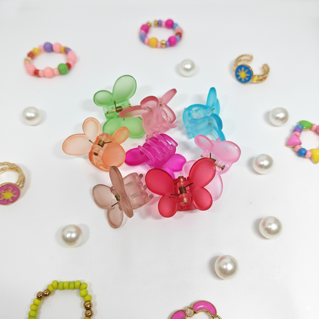 Butterfly Hair Clips – Cute & Stylish Hair Accessories- Set of 4