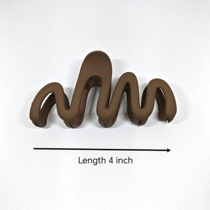 Buy Wave Hair Claw Matt Big Size | Stylish Hair Clutcher