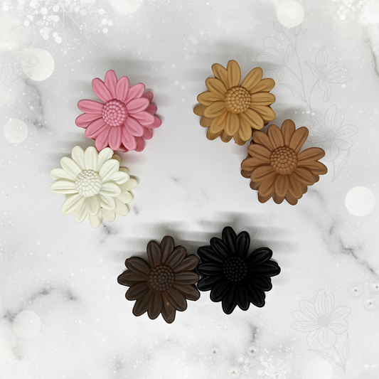 Korean Flower Claw Clips