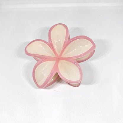 Korean flower-shaped hair claw