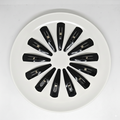 Tic Tac Hair Clip Black Glossy Buy Online