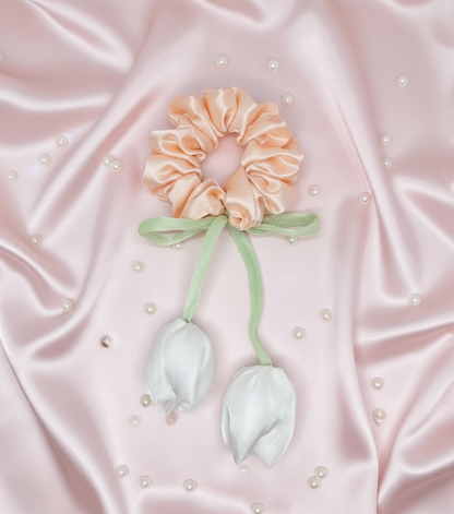 Buy Tulip Hair Scrunchies Hanging Style | Trending Scrunchies