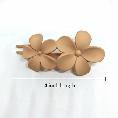 Buy 2 Flower Big Hair Clip | Alligator Type Matt