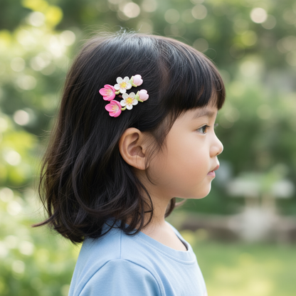 Buy Multi Flower Cute Kids Clip Online | Colorful Clips