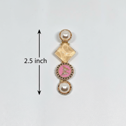 Buy Fancy Hair Clip with Pearl Gold Polished | Beautiful Hair Accessory