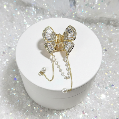 Korean Style Butterfly Metal Hair Claw Clip for Women & Girls -1 pc