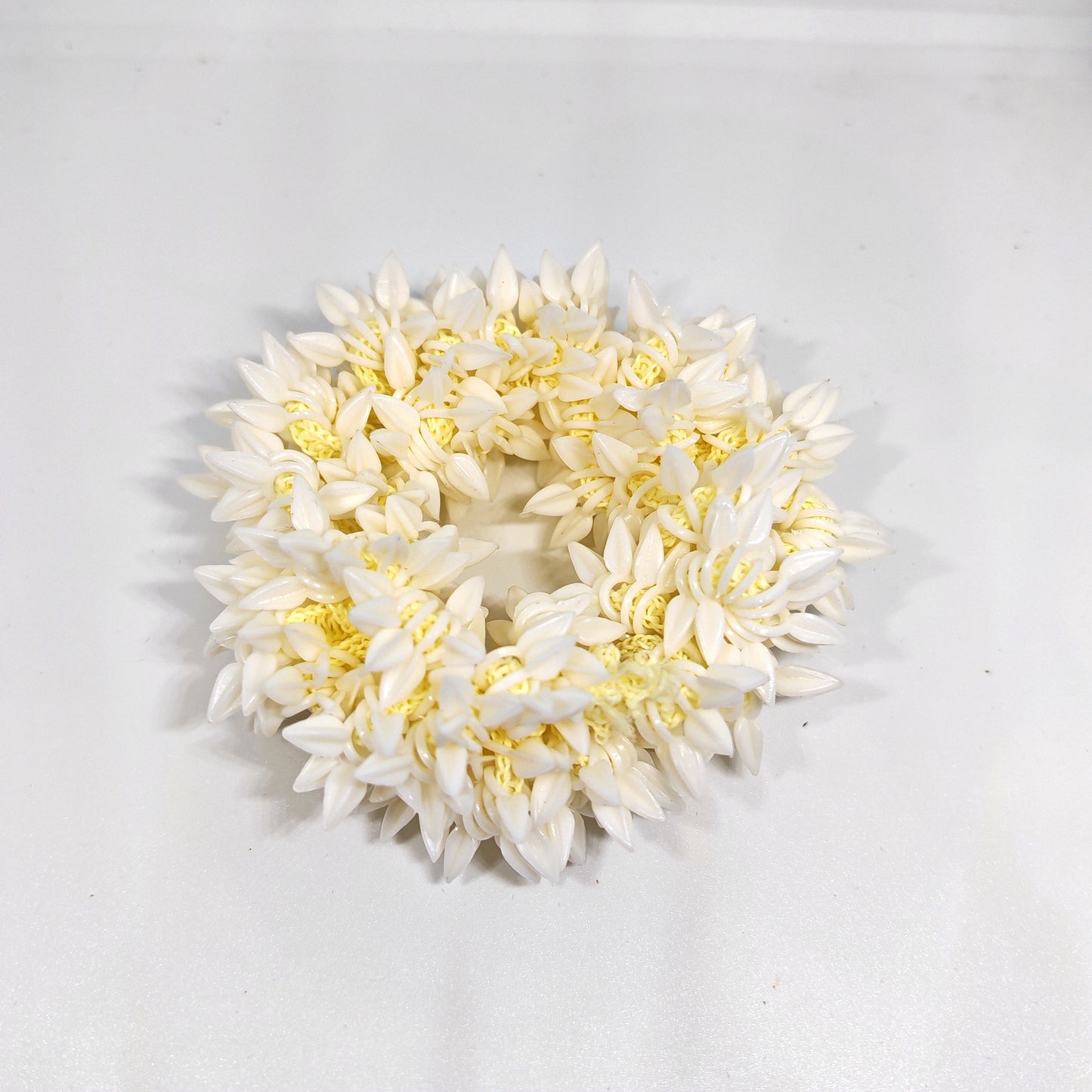 mogra scented gajra hair scrunchies