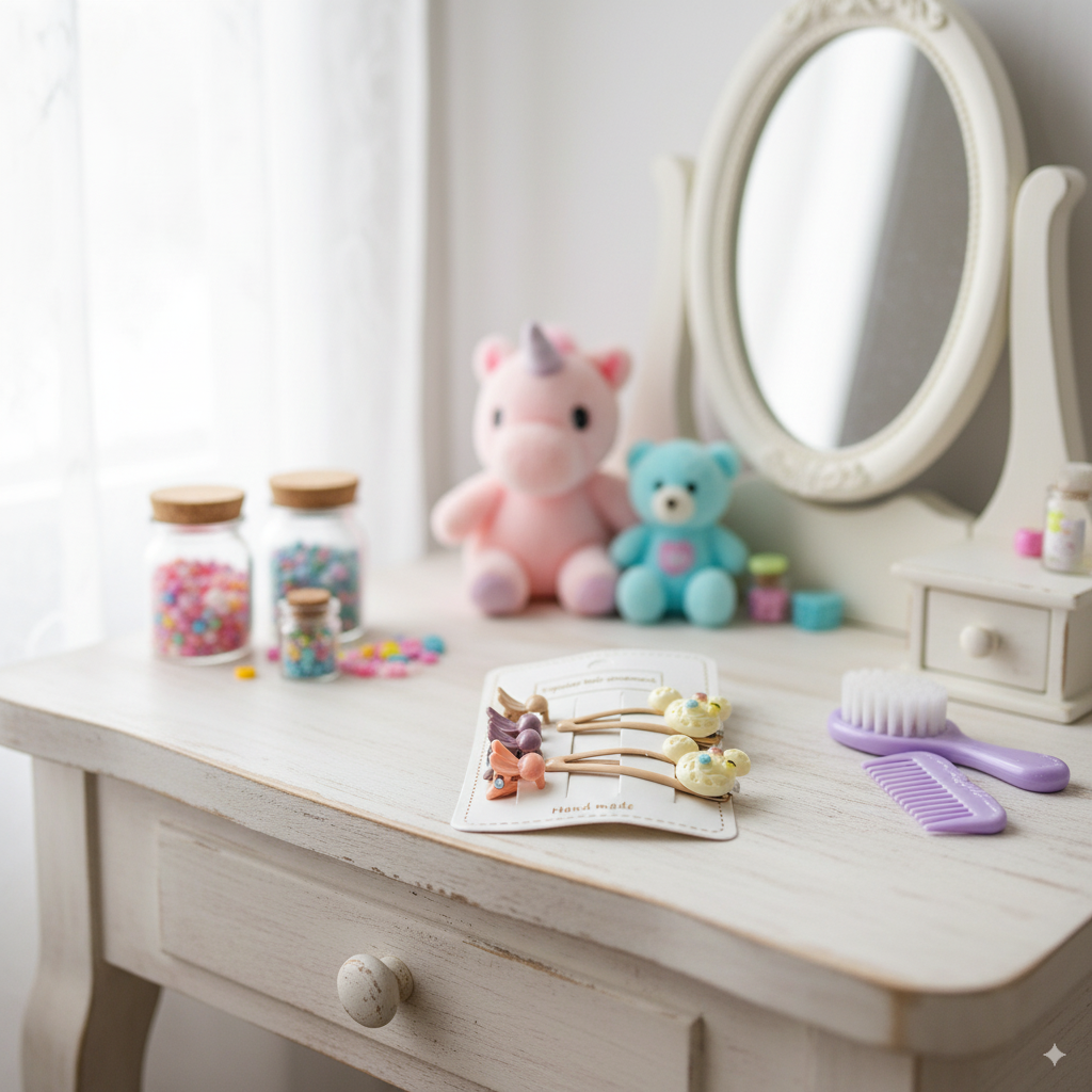 shaun the sheep tic tac hair clip