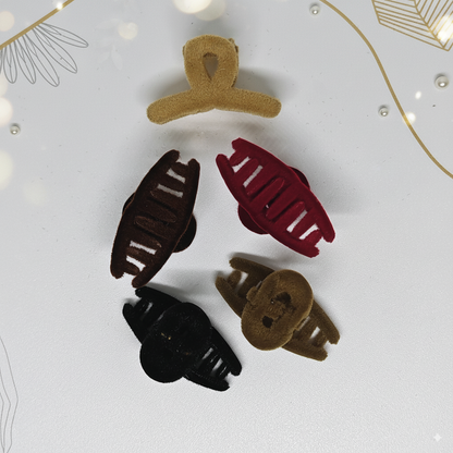 small velvet design clip