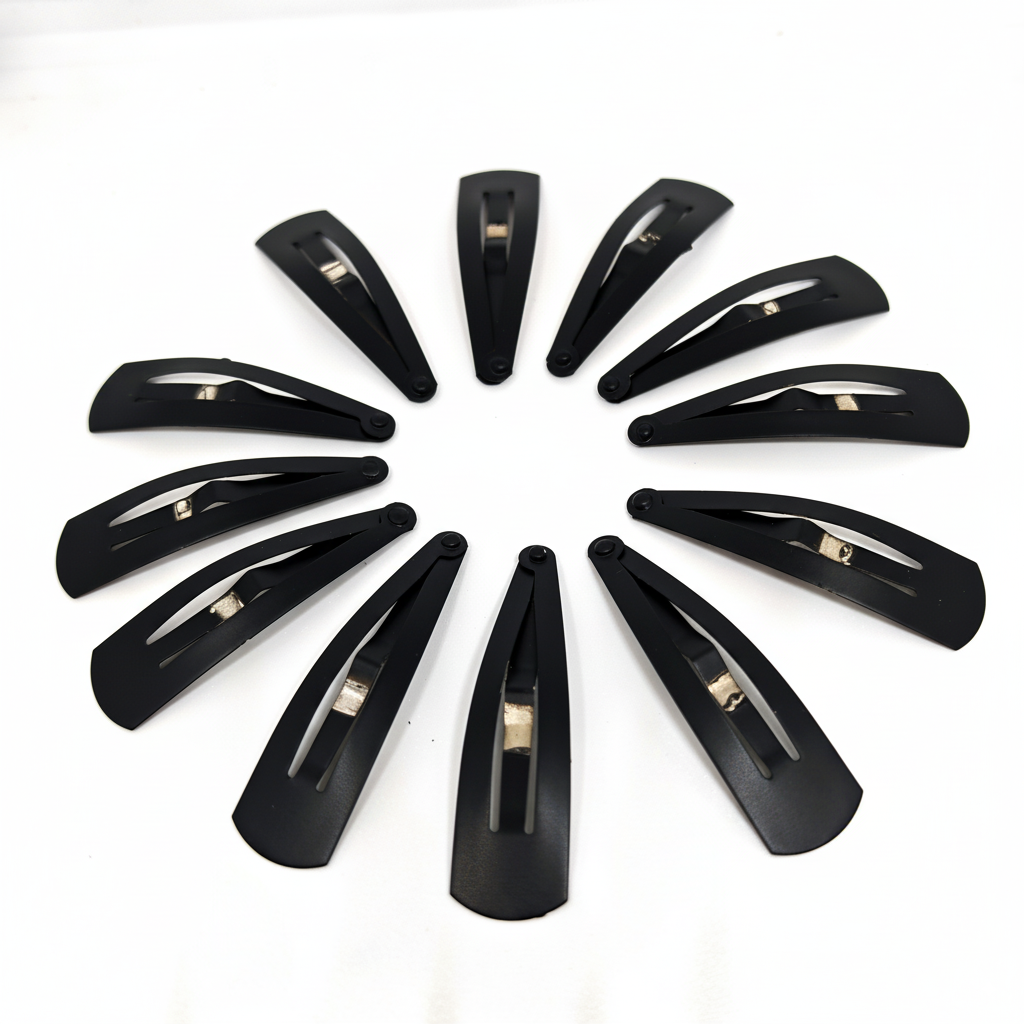 Tic Tac Hair Clip Black Matte Buy Online