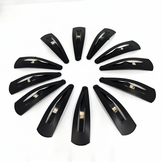 Tic Tac Hair Clip Black Matte Buy Online
