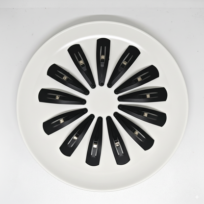 Tic Tac Hair Clip Black Matte Buy Online