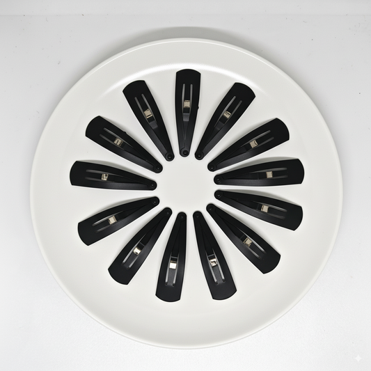 Tic Tac Hair Clip Black Matte Buy Online