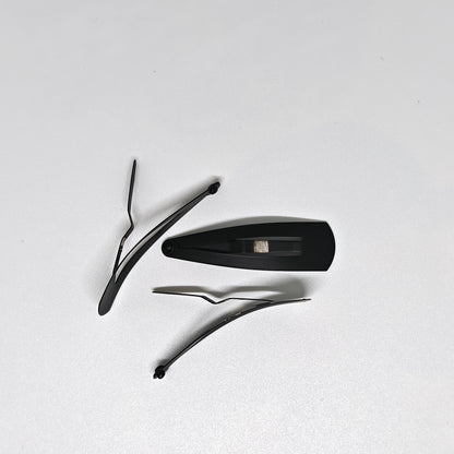 Tic Tac Hair Clip Black Matte Buy Online